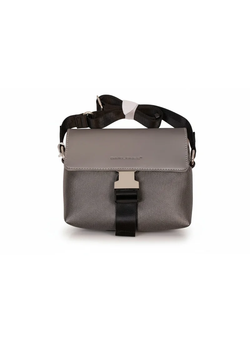David Jones David Jones Womens Handbag Stylish and Durable Everyday Carry | Color Silvery Gray (CM7490)